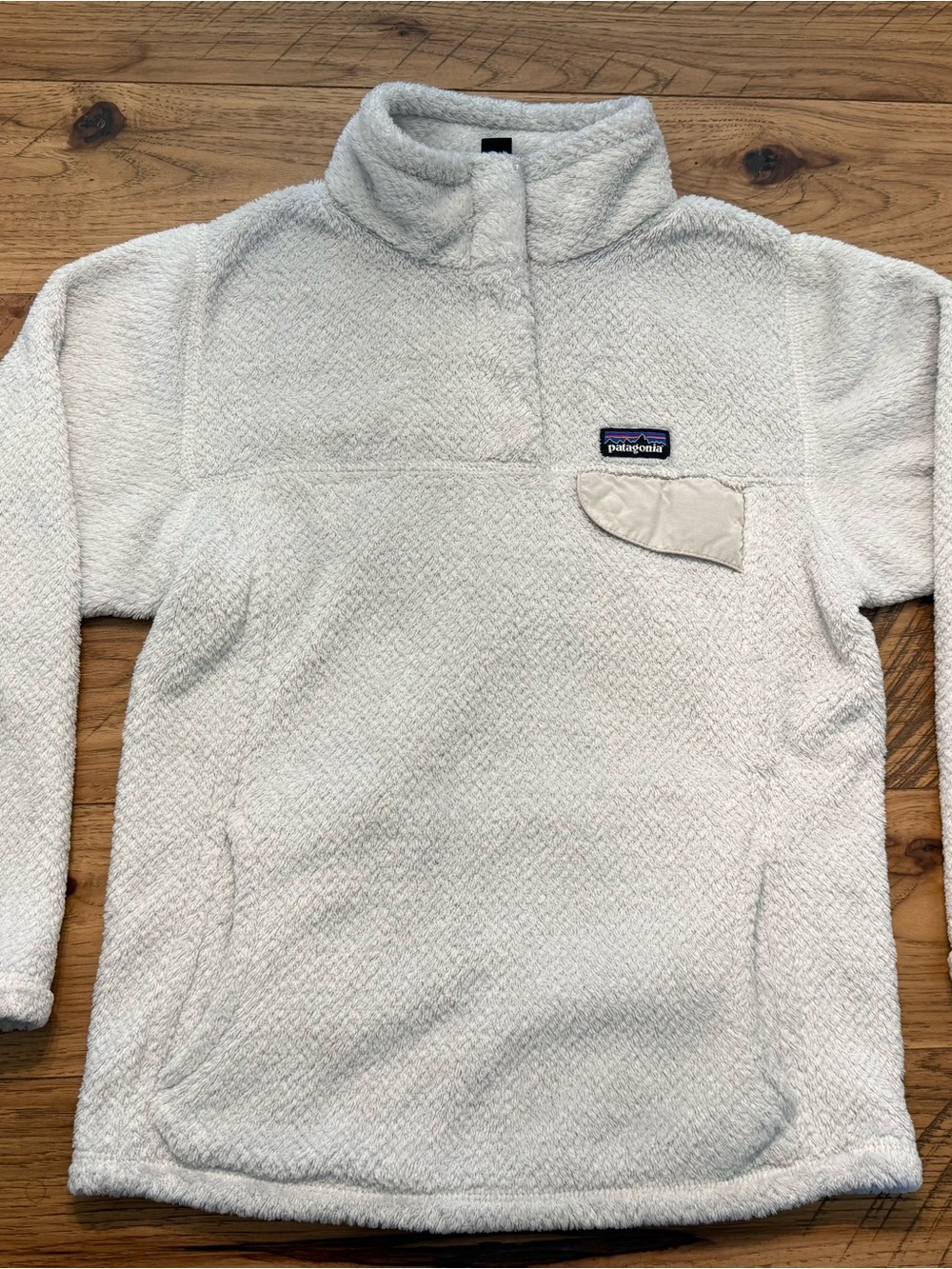 Patagonia Off-White Sherpa Pullover